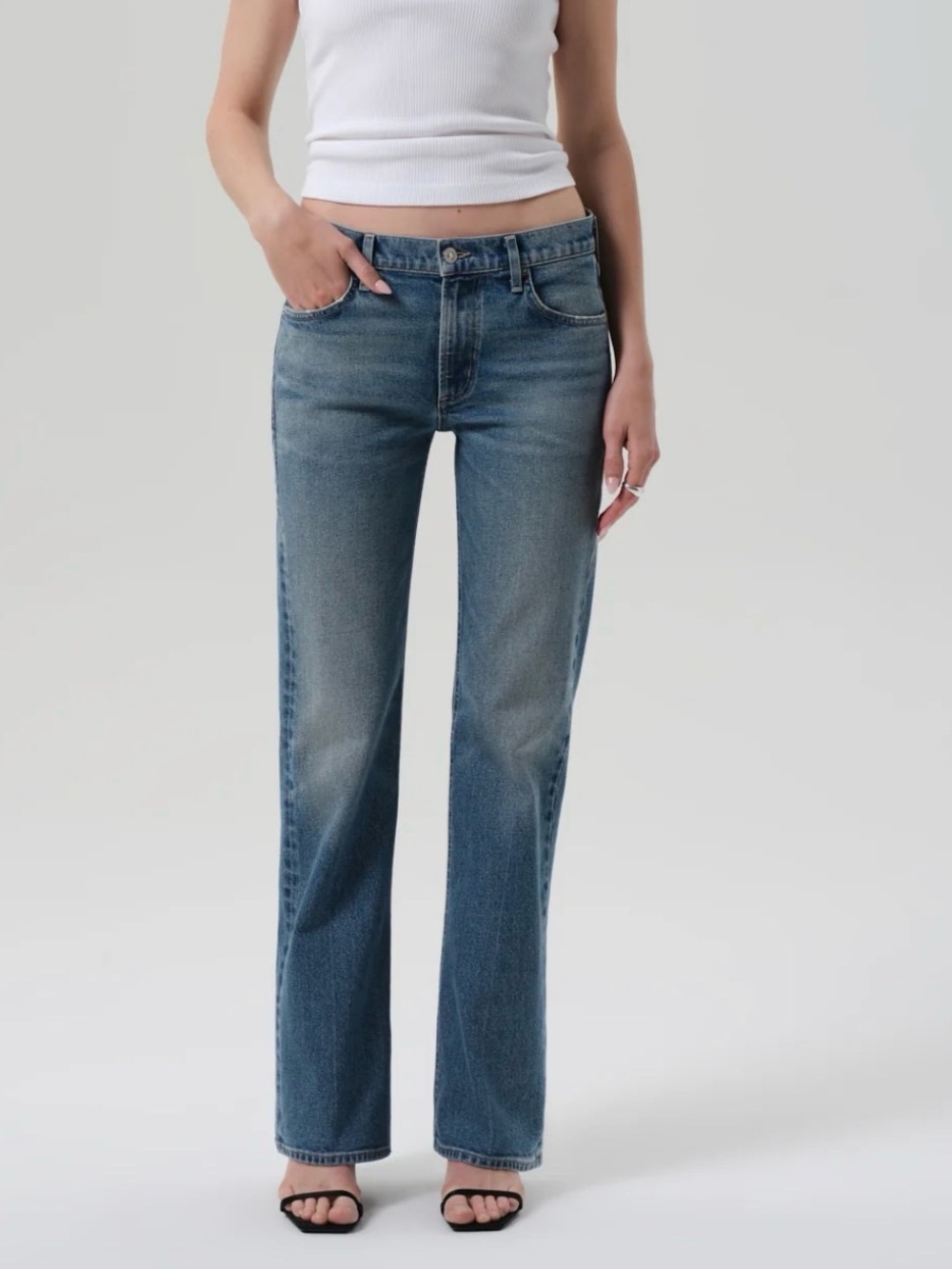 Citizens of Humanity Genova Low Rise Boot Jeans Clairo size 25